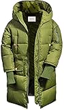 ZOEREA Big Girls' Down Jacket Hooded Warm Winter Long Puffer Coat