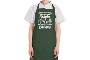 DYJYBMY Funny Gardening Apron, Waterproof Gardening Aprons for Gardener Florist, Plant Lover Gift for Grandma Sister Aunt