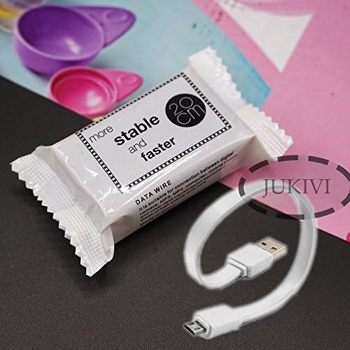 20cm Micro USB Candy Cable Cord Line Data Charger for iPhon 6,6s, 7 / White