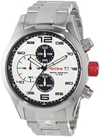 Red Line Men's RL-50042-22 Stealth Chronograph White Textured Dial Stainless Steel Watch
