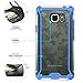 Galaxy S7 Active Case, POETIC Affinity Series Premium Thin/No Bulk/Clear/Dual Material Protective Bumper Case for Samsung Galaxy S7 Active (2016) Blue/Clear