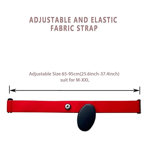 fitspur Heart Rate Monitor Chest Strap Replacement for My Zone Mz-1 Mz-3  Strap（No Compatible with MyZone Switc