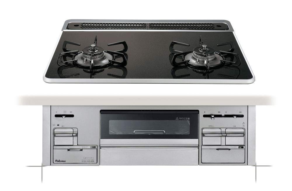 パロマ ガスビルトインコンロ シスト PD-200WS-60CK 都市ガス（13A）用 2口タイプ商品画像