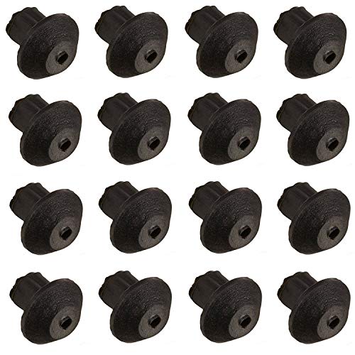 16 Pack WB2K101 Range Burner Grate Rubber Feet Kit Replacement For GE 