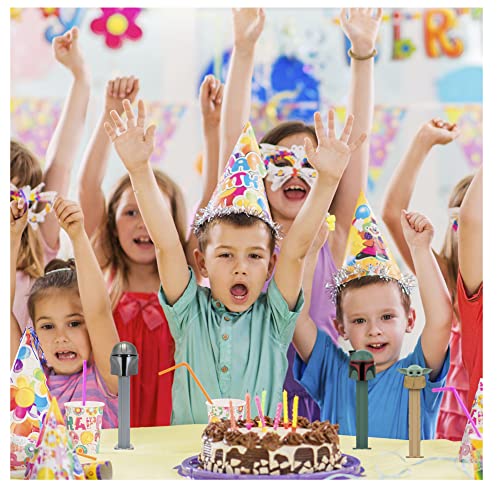 PEZ Mandolorian Baby Yoda Dispensers and Candy Gift Box Set The