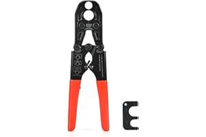 iCrimp 1/2 and 3/4-inch Combo Pex Pipe Crimping Tool for Copper Ring with GO-NO-GO Gauge Meets ASTM 1807 Standard-Manufacture