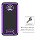 MOTO Z Droid Case,ANLI(TM)[Shock Absorption] Drop Protection Hybrid Dual Layer Armor Defender Protective Case Cover for Motorola Moto Z Droid Edition[Not fit for Moto Z Force Droid] Purple