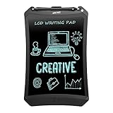 NewYes Robot pad 8.5 Inch LCD Writing Tablet- Electronic Writing Doodle pad Drawing Board Gifts for Kids Office Writing Board - Erase Button Lock Included(Black)