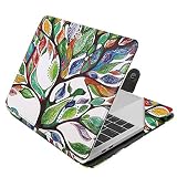MOSISO Case Compatible with 2019 2018 MacBook Air 13 A1932 Retina/2019 2018 2017 2016 Mac Pro 13 A2159/A1989/A1706/A1708, Premium PU Leather Folio Protective Stand Cover Sleeve, Love Tree