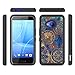 HTC U11 Life Case, LEEGU [Shock Absorption] Dual Layer Heavy Duty Protective Silicone Plastic Cover Rugged Case for HTC U11 Life 5.2-inch - Gear Wheel