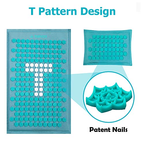 TUYOI Acupressure Mat and Pillow Set,Natural Coconut Palm,Eco-Friendly Acupressure Body Mat for Back and Neck Pain… - Image 3