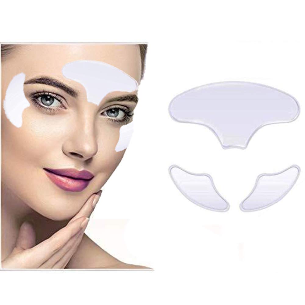 wrinkles around eyes and forehead