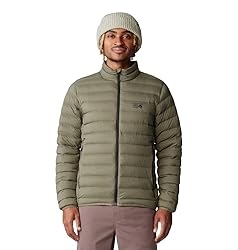 Mountain Hardwear Men's Deloro Down Jacket, Stone