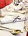 American Pillowcase Egyptian Cotton Hemstitch Dinner Napkins, Super Value Bulk Pack of 12, Off White