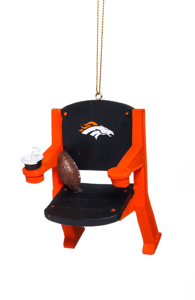 Team Sports America Denver Broncos Stadium Chair Ornament