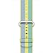 Betterconn New Woven Nylon Classic Replacement Sport Wrist Strap Watchbands Bracelet Connector for Apple iWatch 38mm Series3 Series2 Series1 38MM Green
