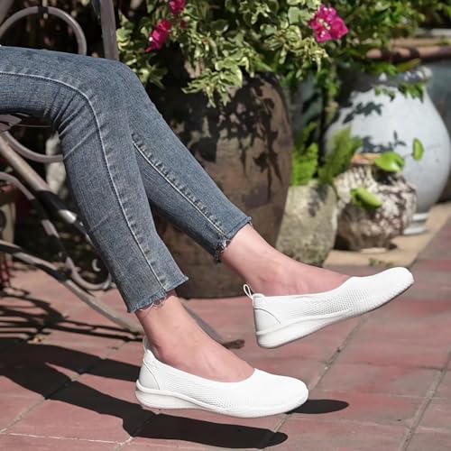 konhill Zapatillas Deportivas Mujer Slip-On de Malla Transpirable