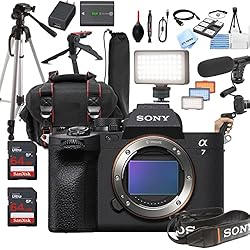 Sony a7 IV Mirrorless Camera Body (NO Lens) + LED