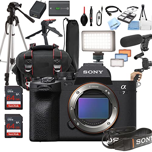 Sony a7 IV Mirrorless Camera Body (NO Lens) + LED