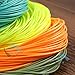 Maxcatch Fly Fishing Line (Weight Forward, Floating) and Fly Line Combo with Backing Leader and Tippet (1F/2F/3F/4F/5F/6F/7F/8F/9F/10F) (Fly Line Satin Orange, WF9F 100FT)