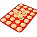 Silicone Mini Muffin & Cupcake Baking Pan, Non Stick 24 Cup Silicone Molds (Set of 2)