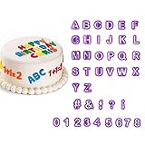 40pcs Alphabet Number Letter Fondant Cake Decorating Set Icing Cutter Mold Mould (KT0019)