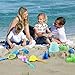 ToyerBee Sand Toys- 23pcs Beach Toys Set with Bucket, Shovels, Rakes, Watering Can, Mold- Toys for Boys, Girls,Toddles, Kids