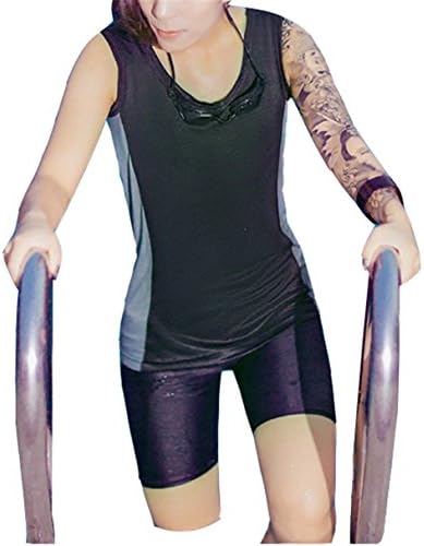 Super Flat Lesbian Tomboy Compression Zip Up Chest Binder Swimsuit Top Trunk Cap