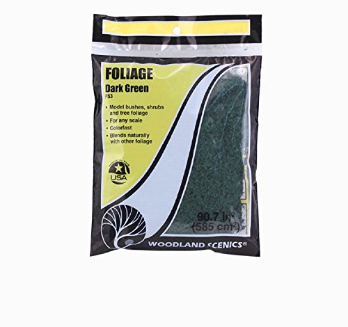 WOODLAND SCENICS F53 Foliage Dark Green WOOU1353
