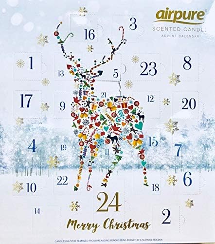 Airpure Scented Advent Calendar 24 Candles Stag