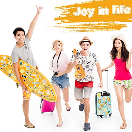120 Pieces Waterproof Stickers Water Bottle Stickers Yellow Laptop Stickers Aesthetic Vinyl Stickers Girls Teens Graffiti Decals for Water bottle, Laptop, Phone, Cars, Luggage, Guitar and Skateboard - Image 7