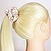 Chi Omega Sorority Scrunchies Officially Licensed Greek Letters Print Ponytail Holders Scrunchie King Made in the USA