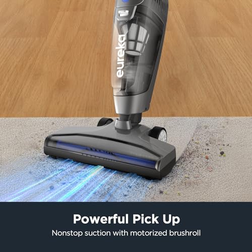 Eureka Blaze Stick Vacuum Cleaner, 3-in-1 Small Vacuum for Home, Blue photo 8