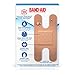 Band-Aid Brand Water Block Waterproof Adhesive Bandages for Minor Cuts and Scrapes, Fingertip and Knuckle, 20 ct