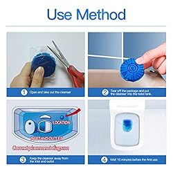 KIISIISO Automatic Toilet Bowl Cleaners Tablets,18