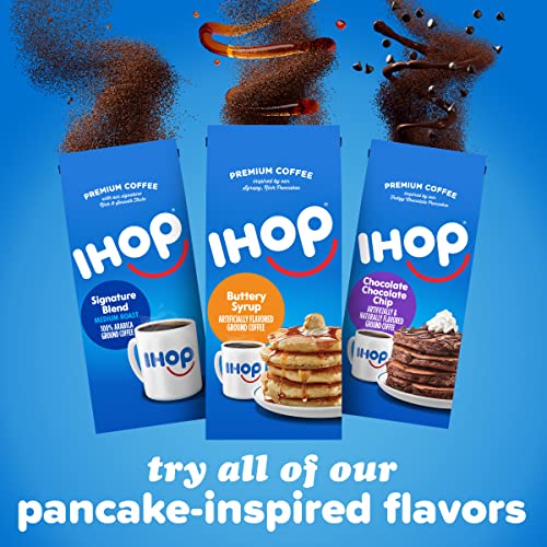 IHOP BUTTERY SYRUP FLAVORED GROUND COFFEE, 11 OZ BAG