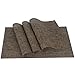 Zupro Placemats Set of 4 for Kitchen Dining Table Washable Braided Table Mats Heat-Resistant Placemats Non-Slip Woven PVC Vinyl Place Mats for Everyday use or Holidays Dinner BBQs 18