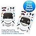 24 Make A Big Sea Life Sticker Sheets - Orca Killer Whale, Humpback, Dolphin & Great White Shark Stickers - Great Addition to Mermaid Birthday Party Favors - Fun Activity That Encourages Creativity