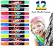 MOBIUS Toys Colorful Hair Chalk Pens for Girls - Hair Chalk (12 Colors), Temporary Hair Color for Kids and Hair Chalk for Kids, Beautiful Hair Paint Birthday Gift for Girls Age 8, 9, 10 ++