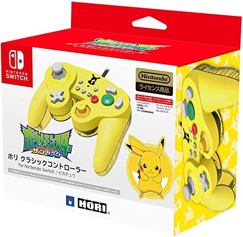 任天堂ライセンス商品 ホリ クラシックコントローラー For Nintendo Switch ピカチュウ Nintendo Switch対応 周辺機器 アクセサリ Amazon