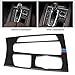 Gear Shift Frame Trim, Carbon Fiber Car Gear Shift Knob Panel Cover Trim for BMW F15 F16 X5 X6 (#B)