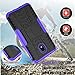 Samsung Galaxy J7 Refine Case - Shockproof Protective with Kickstand for J7 2018, J737V, J737T (Purple)