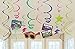 80's Retro Value Pack Swirl Decorations (5