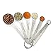 Stainless steel Measuring Spoons Set of 6 for Kitchen Dry and Liquid Ingredients