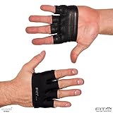 The Anti-Ripper Glove | Fit Four Callus Guard Fitness Gloves for WODs, Weightlifting & Cross Training Athletes - Premium Leather Palm