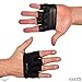 Fit Four The Anti-Ripper Glove Callus Guard Fitness Gloves for Weightlifting & Cross Training Athletes - Premium Leather Palm (All Black, Small)