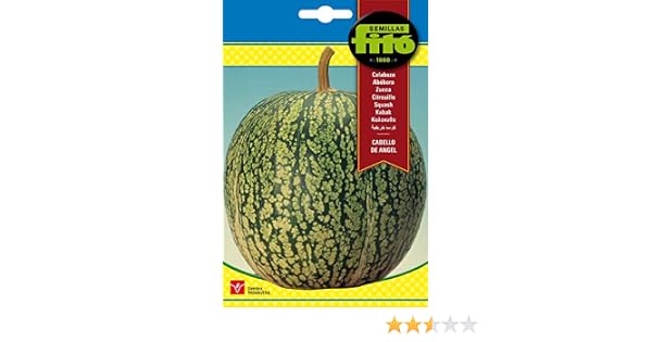 Semillas Fitó 33 - Semillas de Calabaza Cabello de Ángel: Amazon ...