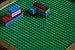 Brick Nation Wooden Lego Compatible Tray by Framed Green Plastic 10x10 Baseplate Perfect Travel Lap Table For Kids To Build On - Compatible With Duplo & Classic Bricks