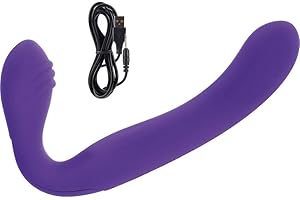 California Exotic Novelties Rechargeable Silicone Love Rider Strapless Strap-On, Purple