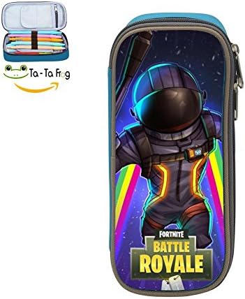 Custom For-tnite Astronaut Skin Dark Matter Kids 3D Printing Pencil Case Students Stationery Bags Pencil Holders Pen Bag